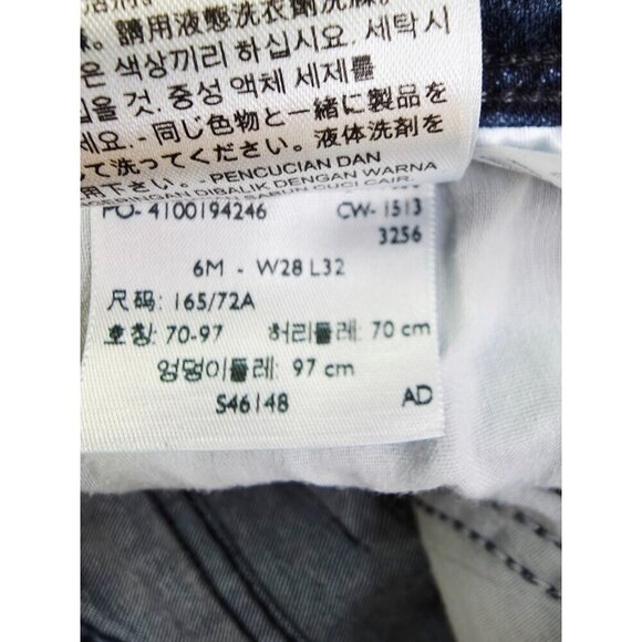 Levis Size 28X32 Womens Size 6M 515 Bootcut Blue Denim 5 Pocket Logo Tag Jeans - Picture 7 of 14